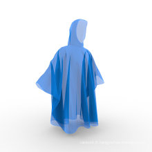 Nouveaux ponchos de pluie jetable pour adultes ponchos de pluie d&#39;urgence imperméables avec capuche pour extérieur